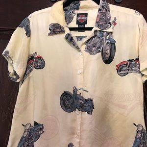 Harley Davidson silk shirt